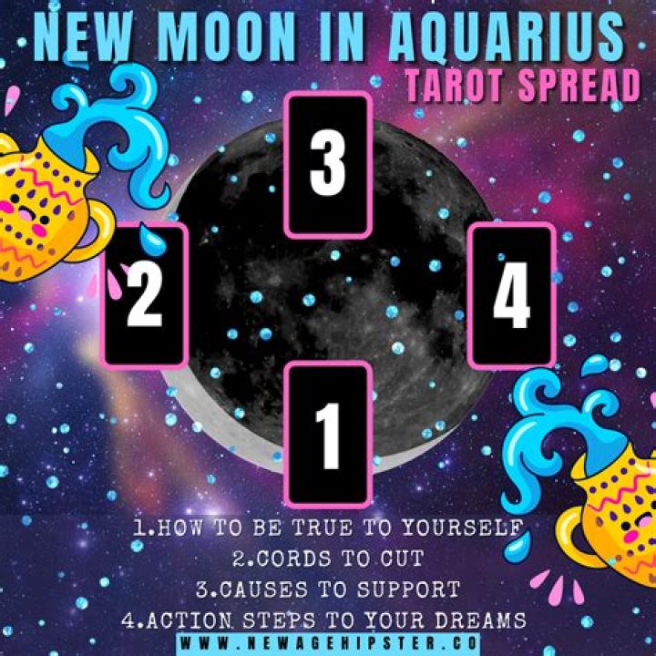 New Moon in Aquarius Tarot Spread -