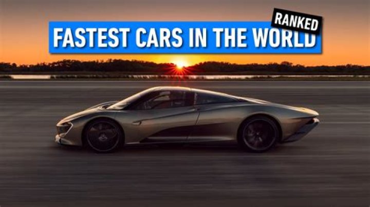 Top-10 Fastest Cars In The World Ranked